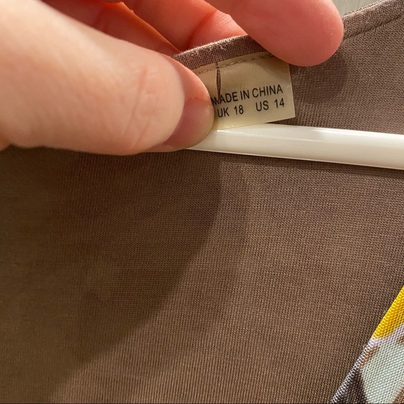 Boden womens Dress Long Sleeve Faux Wrap Size 14 - Picture 3 of 6